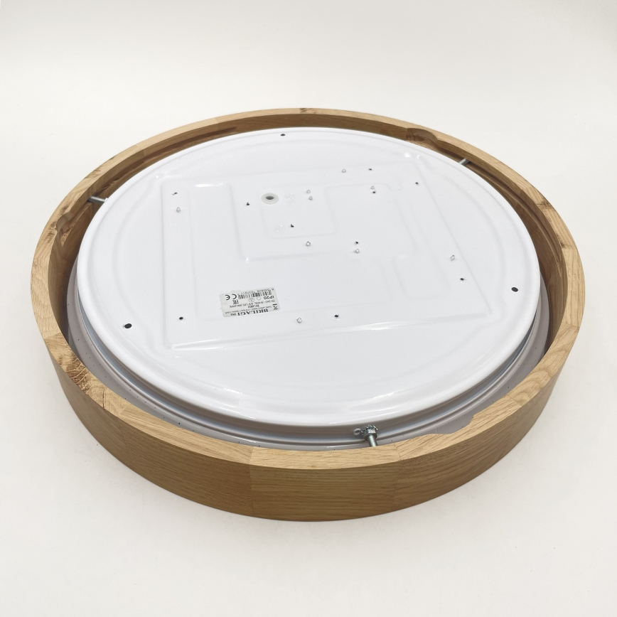 Brilagi - Dimeriuojamas LED lubų šviestuvas MANAROLA SMART STARS LED/24W/230V 3000-6000K Wi-Fi Tuya Beacon skersmuo 41 cm, ąžuolas + nuotolinis valdymas