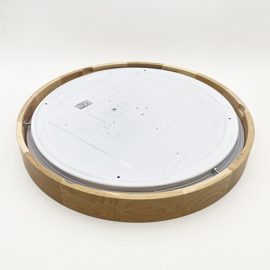 Brilagi - LED reguliuojamas lubinis šviestuvas MANAROLA SMART LED/36W/230V 3000-6000K Wi-Fi Tuya Beacon skersmuo 51 cm ąžuolas + su nuotolinio valdymo pulteliu