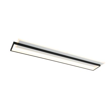 Brilagi - Dimeriuojamas LED lubinis šviestuvas OUTLINE LED/90W/230V 3000-6000K 18x100 cm balta/juoda + nuotolinis valdymas