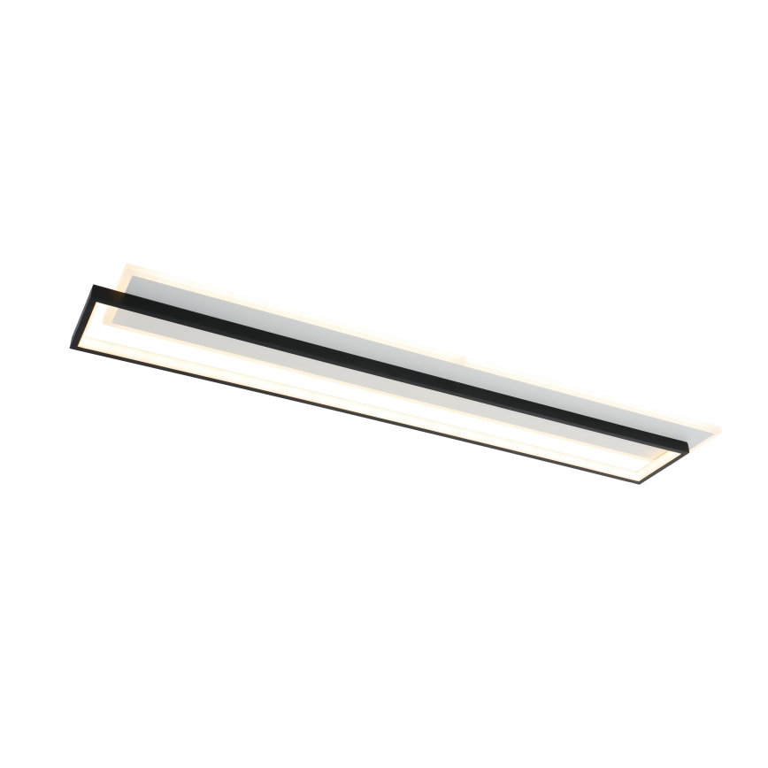Brilagi - Dimeriuojamas LED lubinis šviestuvas OUTLINE LED/90W/230V 3000-6000K 18x100 cm balta/juoda + nuotolinis valdymas