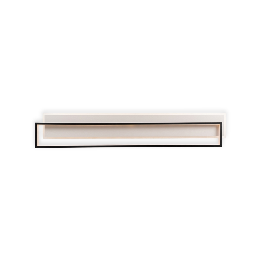 BRILAGI - Dimeriuojamas LED lubinis šviestuvas OUTLINE LED/90W/230V 3000-6000K 18x100 cm balta/juoda + nuotolinis valdymas