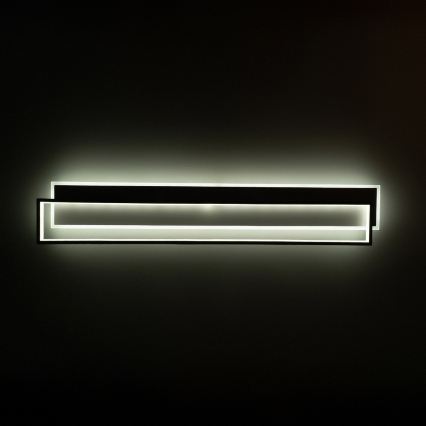 BRILAGI - Dimeriuojamas LED lubinis šviestuvas OUTLINE LED/90W/230V 3000-6000K 18x100 cm balta/juoda + nuotolinis valdymas