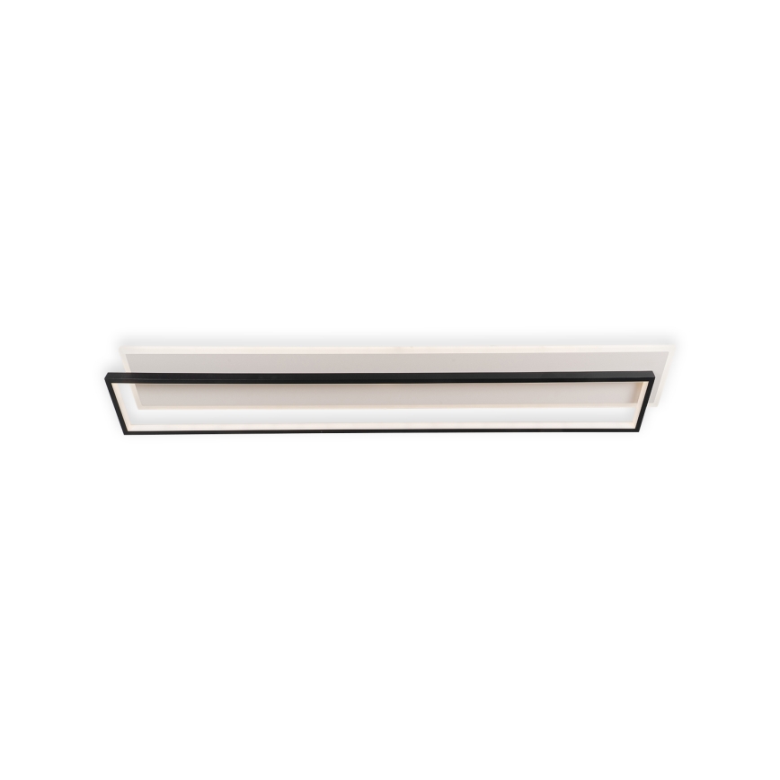 BRILAGI - Dimeriuojamas LED lubinis šviestuvas OUTLINE LED/90W/230V 3000-6000K 18x100 cm balta/juoda + nuotolinis valdymas