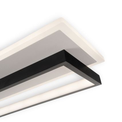 BRILAGI - Dimeriuojamas LED lubinis šviestuvas OUTLINE LED/90W/230V 3000-6000K 18x100 cm balta/juoda + nuotolinis valdymas