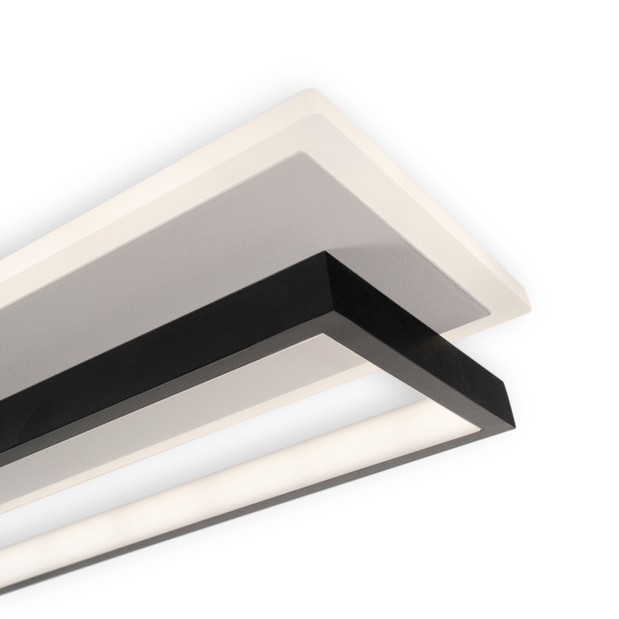 BRILAGI - Dimeriuojamas LED lubinis šviestuvas OUTLINE LED/90W/230V 3000-6000K 18x100 cm balta/juoda + nuotolinis valdymas