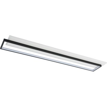 Brilagi - Dimeriuojamas LED lubinis šviestuvas OUTLINE LED/90W/230V 3000-6000K 18x100 cm balta/juoda + nuotolinis valdymas