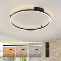 Brilagi - dimeriuojamas LED lubinis šviestuvas PORTOFINO LED/60W/230V 3000-6000K skersmuo 80 cm juoda + su nuotoliniu pulteliu