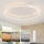 Brilagi - Dimeriuojamas LED lubinis šviestuvas PORTOFINO LED/85W/230V 3000-6000K Ø 120 cm baltas + nuotolinis valdymas