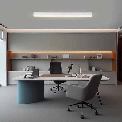 Brilagi - Dimeriuojamas LED lubų šviestuvas SLEEKLINE SMART LED/40W/230V 3000-6000K Wi-Fi Tuya baltas + nuotolinis valdymas