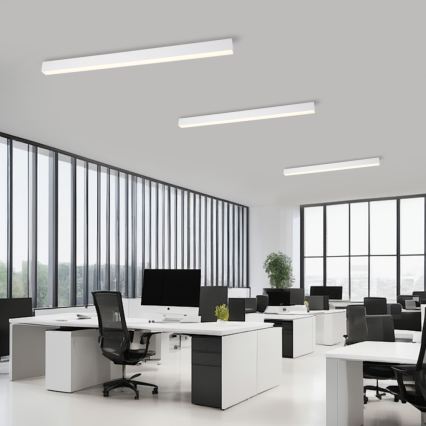 Brilagi - Dimeriuojamas LED lubų šviestuvas SLEEKLINE SMART LED/40W/230V 3000-6000K Wi-Fi Tuya baltas + nuotolinis valdymas