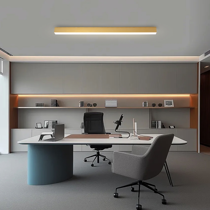 Brilagi - LED reguliuojamas lubinis šviestuvas SLEEKLINE SMART LED/40W/230V 3000-6000K Wi-Fi Tuya auksinis + nuotolinis pultas