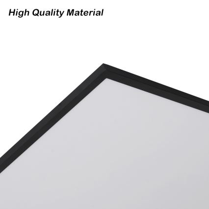 Brilagi - dimeriuojamas LED lubinis šviestuvas SLIMFRAME LED/80W/230V 120x60 cm 3000-6000K juodas + nuotolinis valdymas