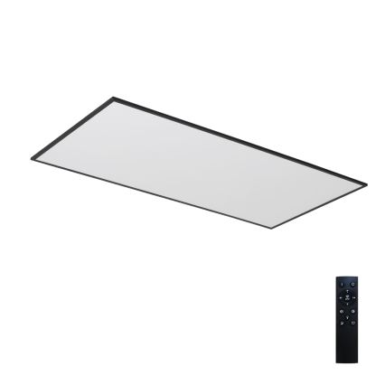 Brilagi - dimeriuojamas LED lubinis šviestuvas SLIMFRAME LED/80W/230V 120x60 cm 3000-6000K juodas + nuotolinis valdymas