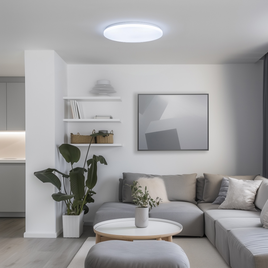 Brilagi - Išmanusis reguliuojamo ryškumo LED lubų šviestuvas LED/36W/230V skersmuo 48 cm 2700-6500K Wi-Fi Tuya + nuotolinis pultas