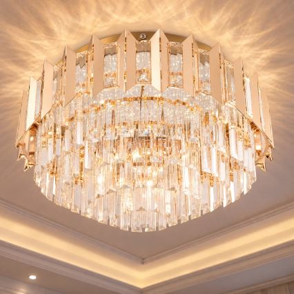 BRILAGI - LED dimeriuojamas lubų šviestuvas SPECTRA LED/45W/230V 3000–6000K skersmuo 48 cm auksinis + nuotolinis valdymas
