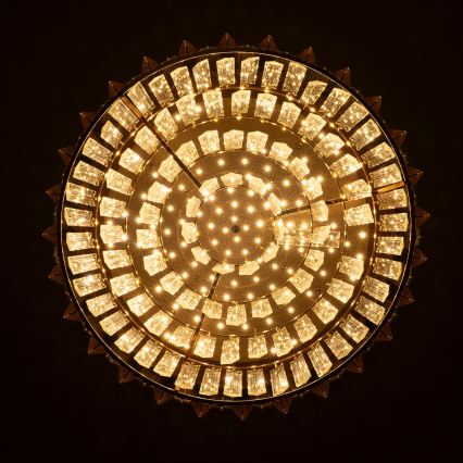 BRILAGI - LED dimeriuojamas lubų šviestuvas SPECTRA LED/45W/230V 3000–6000K skersmuo 48 cm auksinis + nuotolinis valdymas