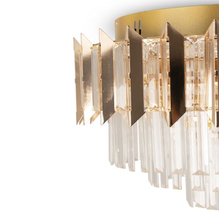 BRILAGI - LED dimeriuojamas lubų šviestuvas SPECTRA LED/45W/230V 3000–6000K skersmuo 48 cm auksinis + nuotolinis valdymas