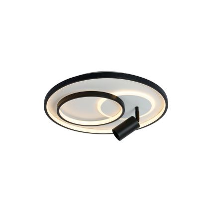 Brilagi - reguliuojamas LED lubinis šviestuvas UNITY LED/60W/230V + 1xGU10/3W 3000-6000K skersmuo 50 cm balta/juoda + nuotolinis valdymas