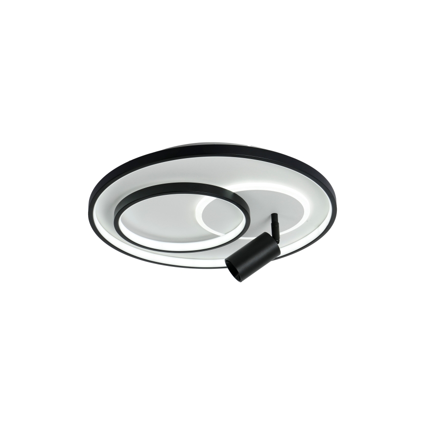Brilagi - reguliuojamas LED lubinis šviestuvas UNITY LED/60W/230V + 1xGU10/3W 3000-6000K skersmuo 50 cm balta/juoda + nuotolinis valdymas