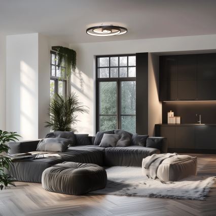 Brilagi - Reguliuojamas LED lubinis šviestuvas VELO LED/52W/230V 38x48 cm 3000/4000/6000K + nuotolinis valdymas