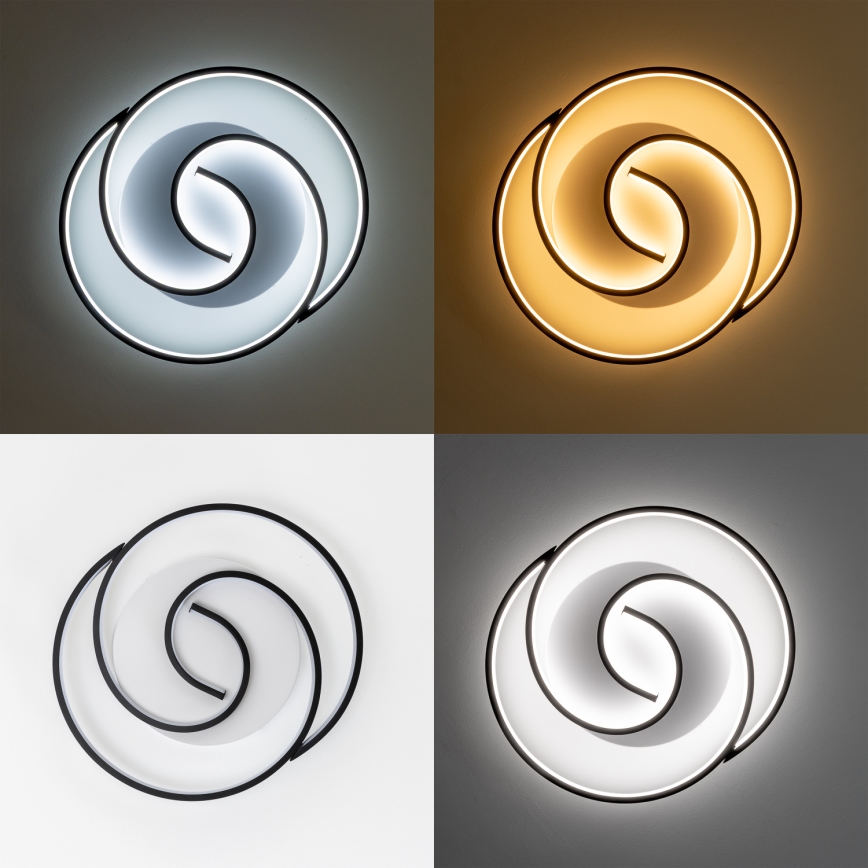 Brilagi - Reguliuojamas LED lubinis šviestuvas VELO LED/52W/230V 38x48 cm 3000/4000/6000K + nuotolinis valdymas