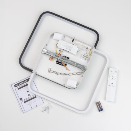 Brilagi - LED dimeriuojamas lubinis šviestuvas VELO LED/64W/230V 48x48 cm 3000-6500K + nuotolinis valdymas