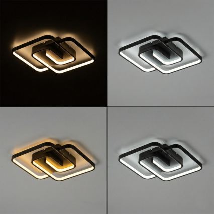 Brilagi - Dimeriuojamas LED lubinis šviestuvas VELO LED/64W/230V 3000-6500K 48x48 cm + nuotolinis valdymas