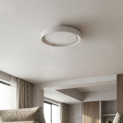 Brilagi - Dimeriuojamas LED lubinis šviestuvas WALDO LED/48W/230V 3000-6500K skersm. 40 cm balta/sidabrinė + su nuotoliniu pultu