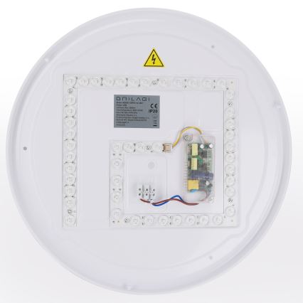 Brilagi - Dimeriuojamas LED lubinis šviestuvas WALDO LED/48W/230V 3000-6500K skersm. 40 cm balta/sidabrinė + su nuotoliniu pultu