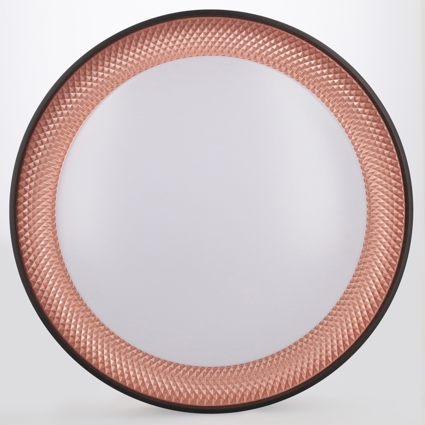 Brilagi - dimeriuojamas LED lubų šviestuvas WALDO LED/48W/230V 3000-6500K skersmuo 40 cm juoda/auksinė + nuotolinio valdymo pultas