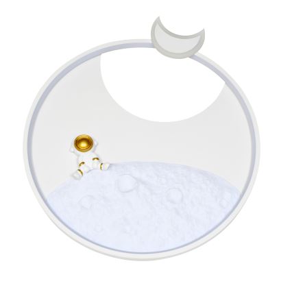 Brilagi - dimeriuojamas LED lubinis šviestuvas ASTRO LED/20W/230V, skersmuo 50 cm, 3000-6000K, astronaut + nuotolinis valdymas