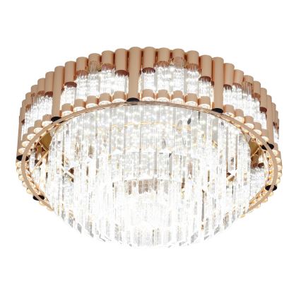 Brilagi - dimeruojamas LED lubų šviestuvas CROWN LED/41W/230V 3000-6000K, skersmuo 48 cm, auksinis + nuotolinis valdymas