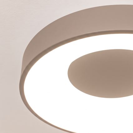 BRILAGI - LED dimeriuojamas lubinis šviestuvas FALCON II LED/67W/230V 3000-6500K skersmuo 40 cm smėlio spalvos + su nuotoliniu pulteliu