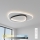Brilagi - Dimeriuojamas LED lubų šviestuvas FLARE LED/70W/230V 3000-6000K 55x55 cm baltas/juodas + nuotolinis valdymas