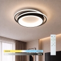 BRILAGI - dimeriuojamas LED lubų šviestuvas FLARE LED/84W/230V 3000-6000K 47x51 cm juodas + nuotolinio valdymo pultas