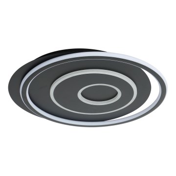 Brilagi - Dimeriuojamas LED lubų šviestuvas IRIS LED/83W/230V 3000-6000K 46x50 cm juodas + nuotolinis valdymas