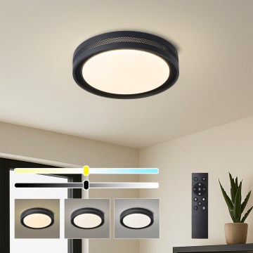 Brilagi - dimeriuojamas LED lubų šviestuvas KREON LED/54W/230V 3000-6000K baltas, skersmuo 38 cm + nuotolinis pultas