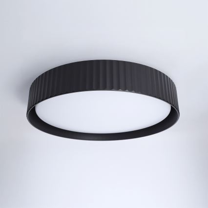 Brilagi - reguliuojamas LED lubinis šviestuvas LUCIA LED/48W/230V 3000-6500K skersmuo 41 cm juodas + nuotolinio valdymo pultas