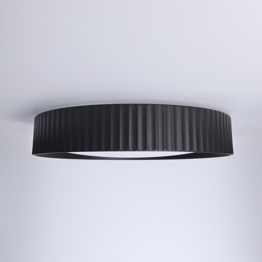 Brilagi - reguliuojamas LED lubinis šviestuvas LUCIA LED/48W/230V 3000-6500K skersmuo 41 cm juodas + nuotolinio valdymo pultas