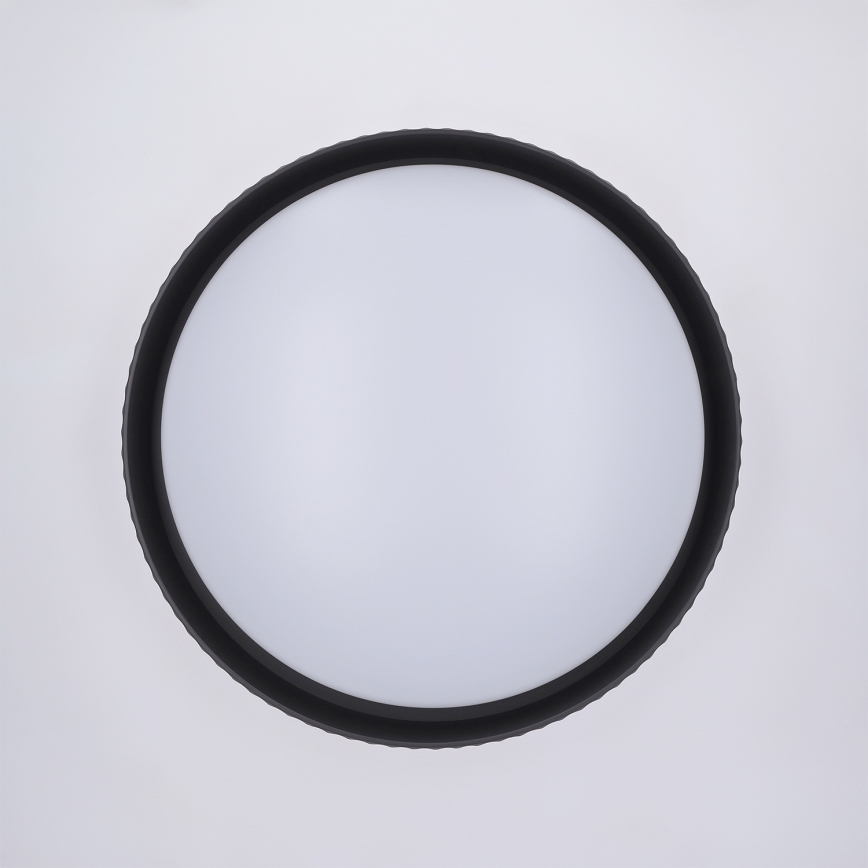 Brilagi - reguliuojamas LED lubinis šviestuvas LUCIA LED/48W/230V 3000-6500K skersmuo 41 cm juodas + nuotolinio valdymo pultas