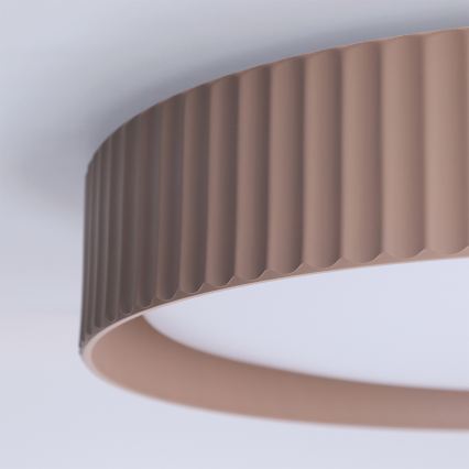 Brilagi - Dimeriuojamas LED lubinis šviestuvas LUCIA LED/48W/230V 3000-6500K skersmuo 41 cm taupe + nuotolinis valdymas
