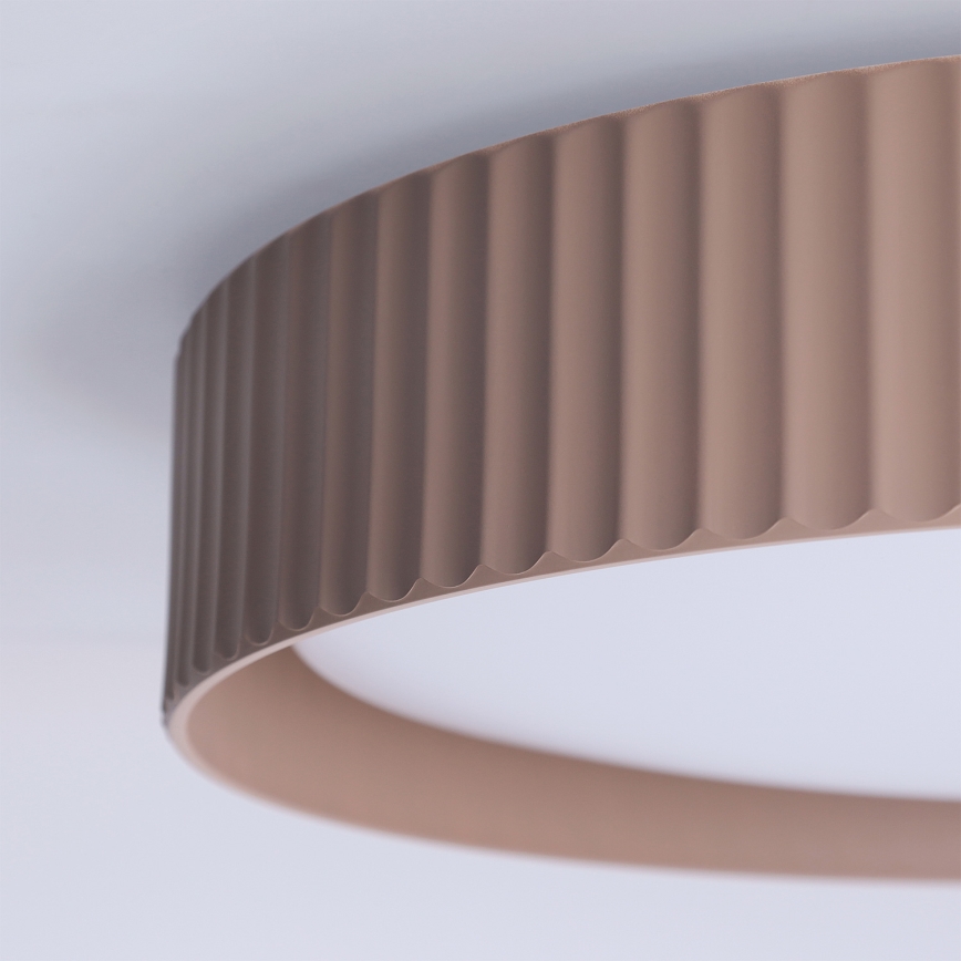 Brilagi - Dimeriuojamas LED lubinis šviestuvas LUCIA LED/48W/230V 3000-6500K skersmuo 41 cm taupe + nuotolinis valdymas