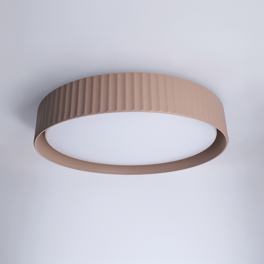 Brilagi - Dimeriuojamas LED lubinis šviestuvas LUCIA LED/48W/230V 3000-6500K skersmuo 41 cm taupe + nuotolinis valdymas