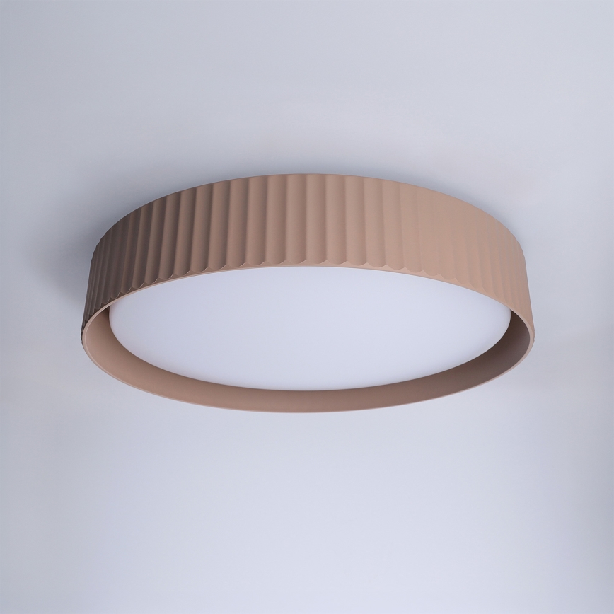 Brilagi - reguliuojamas LED lubų šviestuvas LUCIA LED/48W/230V 3000–6500 K skersmuo 41 cm ruda + nuotolinis valdymas