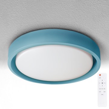 Brilagi - dimeriuojamas LED lubų šviestuvas MATTEO LED/48W/230V 3000-6500K Ø 41 cm turkio spalvos + nuotolinis valdymas