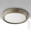 Brilagi - Dimeriuojamas LED lubų šviestuvas MATTEO LED/60W/230V 3000-6500K skersmuo 51,5 cm taupe + nuotolinis valdymas