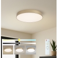 BRILAGI - dimeriuojamas LED lubų šviestuvas POOL LED/60W/230V, 3000-6000K, skersmuo 50 cm, auksinis + nuotolinis valdymas