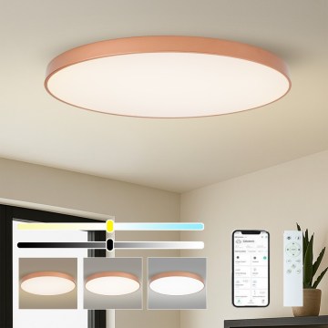 BRILAGI - Dimeriuojamas LED lubų šviestuvas POOL SMART LED/180W/230V 3000-6000K 120 cm bronzinis Wi-Fi Tuya + nuotolinis valdymas