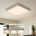 BRILAGI - dimeriuojamas LED lubų šviestuvas POOL SQUARE LED/36W/230V 3000-6000K 40x40 cm smėlio spalvos + nuotolinis valdymas