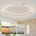Brilagi - Dimeriuojamas LED lubų šviestuvas PORTOFINO LED/85W/230V 3000–6000K, skersmuo 120 cm, sidabro spalvos + nuotolinis valdymas